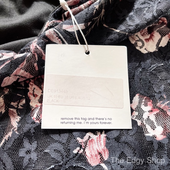 Missguided | Floral Lace Slip Dress - Picture 6 of 8